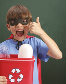 recyclage-geste-enfant-trier-recycler-dechets