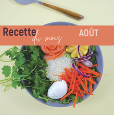 Recette août - Poke bowl saumon